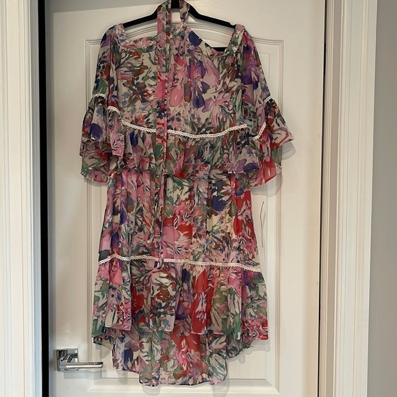 NWT Rachel Roy Floral Women’s Dress Size 14 - Picture 1 of 7